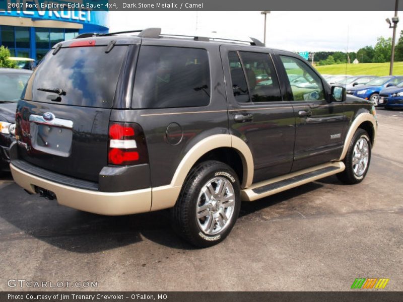 Dark Stone Metallic / Camel 2007 Ford Explorer Eddie Bauer 4x4