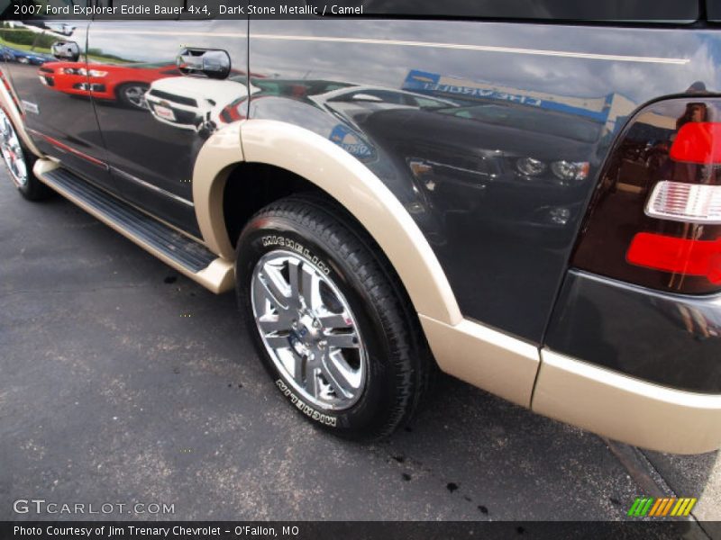 Dark Stone Metallic / Camel 2007 Ford Explorer Eddie Bauer 4x4