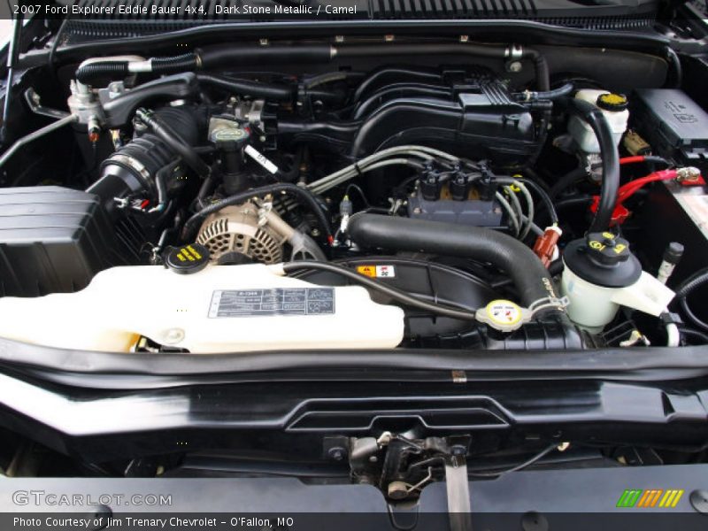Dark Stone Metallic / Camel 2007 Ford Explorer Eddie Bauer 4x4