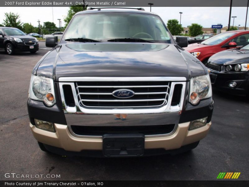 Dark Stone Metallic / Camel 2007 Ford Explorer Eddie Bauer 4x4