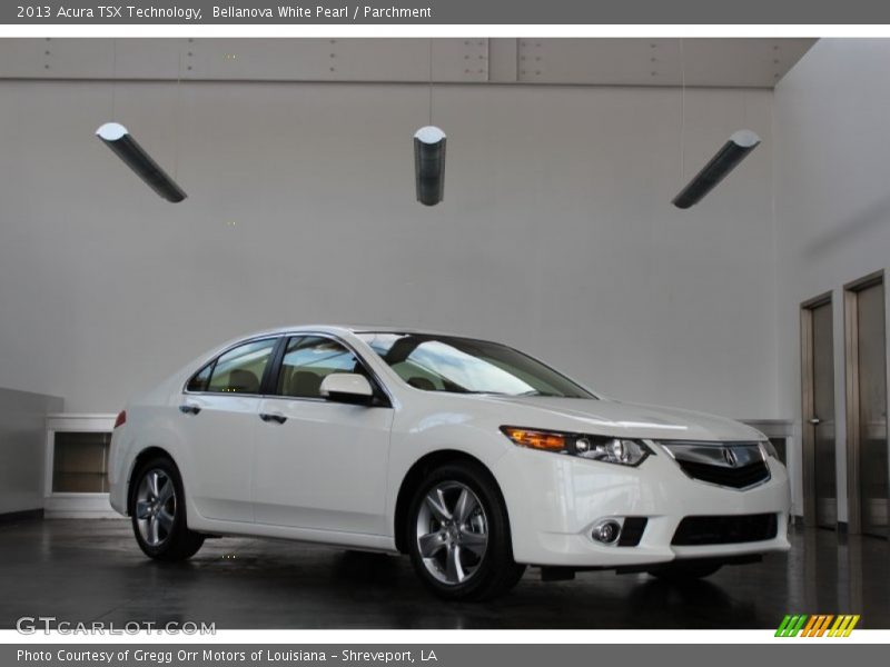 Bellanova White Pearl / Parchment 2013 Acura TSX Technology