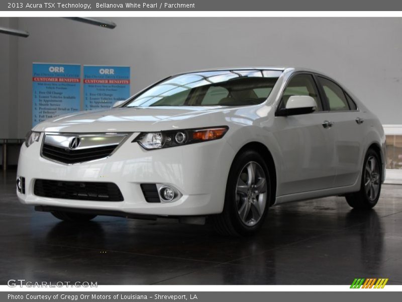 Bellanova White Pearl / Parchment 2013 Acura TSX Technology