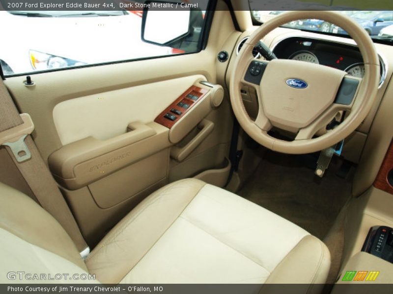 Dark Stone Metallic / Camel 2007 Ford Explorer Eddie Bauer 4x4