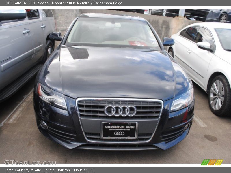 Moonlight Blue Metallic / Cardamom Beige 2012 Audi A4 2.0T Sedan