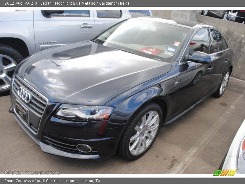 Moonlight Blue Metallic / Cardamom Beige 2012 Audi A4 2.0T Sedan