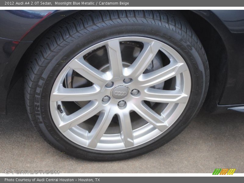 Moonlight Blue Metallic / Cardamom Beige 2012 Audi A4 2.0T Sedan