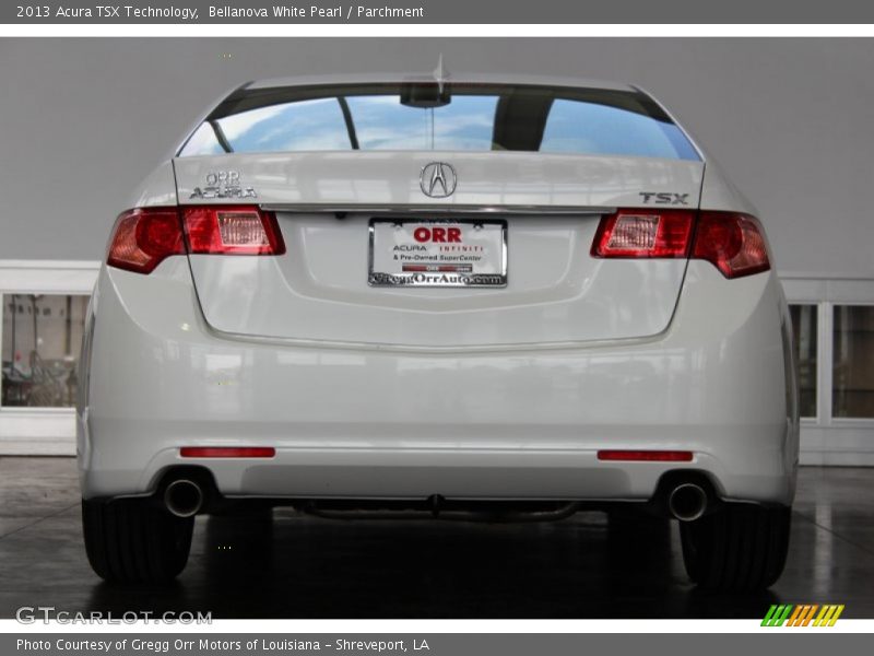 Bellanova White Pearl / Parchment 2013 Acura TSX Technology