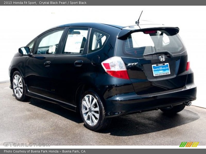 Crystal Black Pearl / Sport Black 2013 Honda Fit Sport