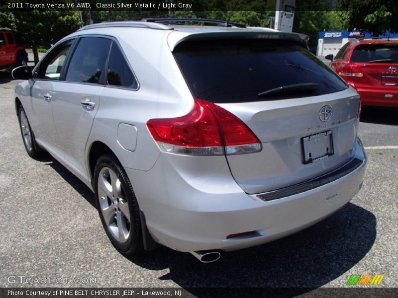 Classic Silver Metallic / Light Gray 2011 Toyota Venza V6 AWD