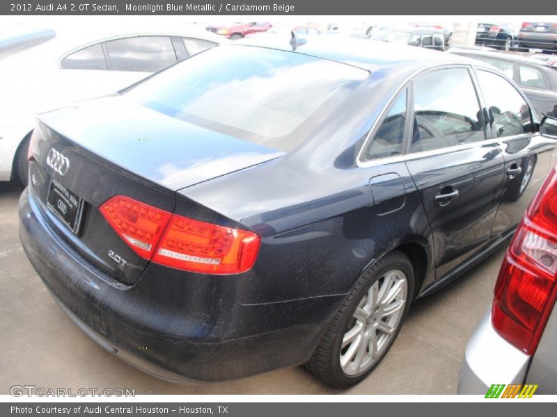 Moonlight Blue Metallic / Cardamom Beige 2012 Audi A4 2.0T Sedan