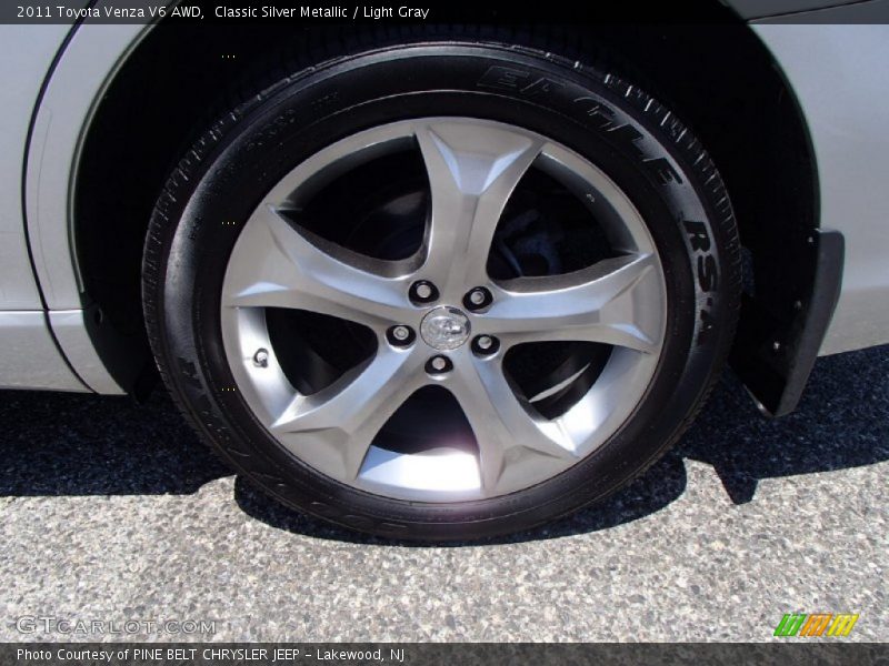 Classic Silver Metallic / Light Gray 2011 Toyota Venza V6 AWD