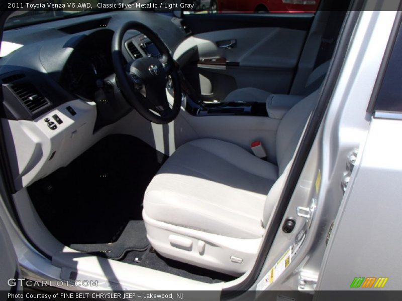 Classic Silver Metallic / Light Gray 2011 Toyota Venza V6 AWD
