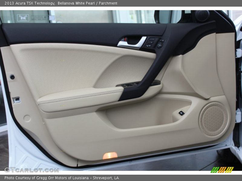 Bellanova White Pearl / Parchment 2013 Acura TSX Technology
