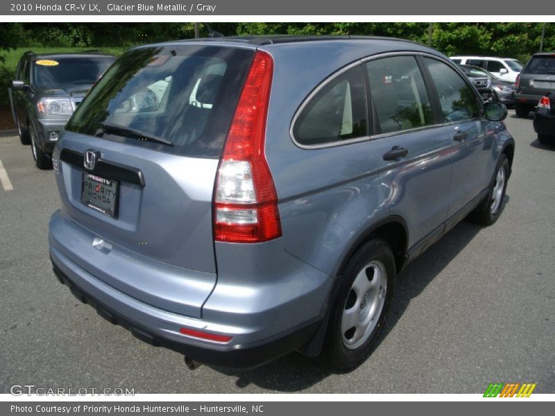 Glacier Blue Metallic / Gray 2010 Honda CR-V LX