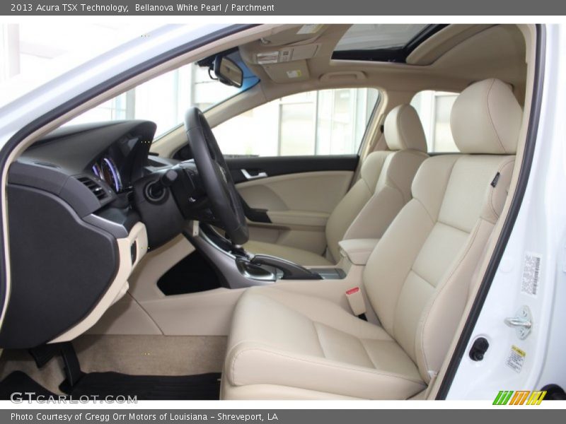 Bellanova White Pearl / Parchment 2013 Acura TSX Technology