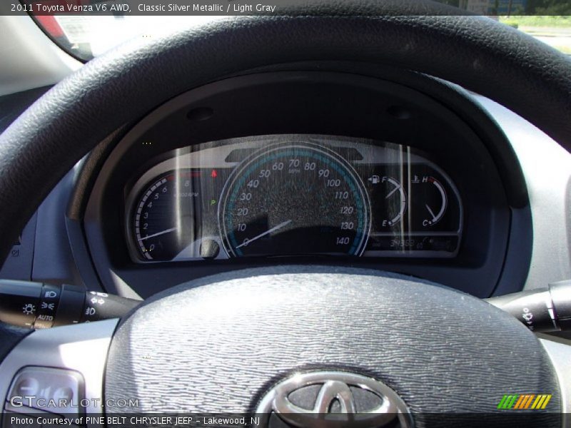 Classic Silver Metallic / Light Gray 2011 Toyota Venza V6 AWD