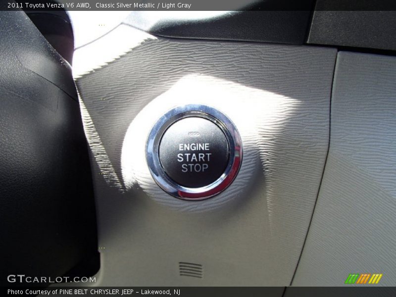 Classic Silver Metallic / Light Gray 2011 Toyota Venza V6 AWD