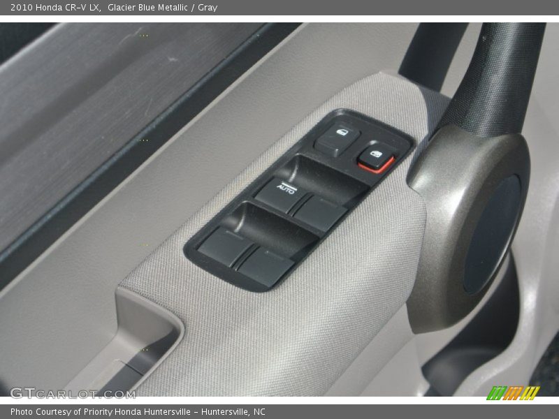 Glacier Blue Metallic / Gray 2010 Honda CR-V LX