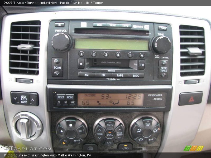 Pacific Blue Metallic / Taupe 2005 Toyota 4Runner Limited 4x4