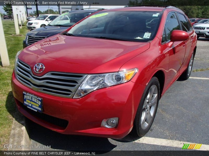 Barcelona Red Metallic / Ivory 2010 Toyota Venza V6