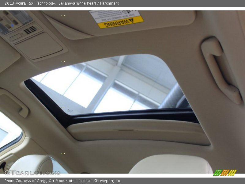 Bellanova White Pearl / Parchment 2013 Acura TSX Technology