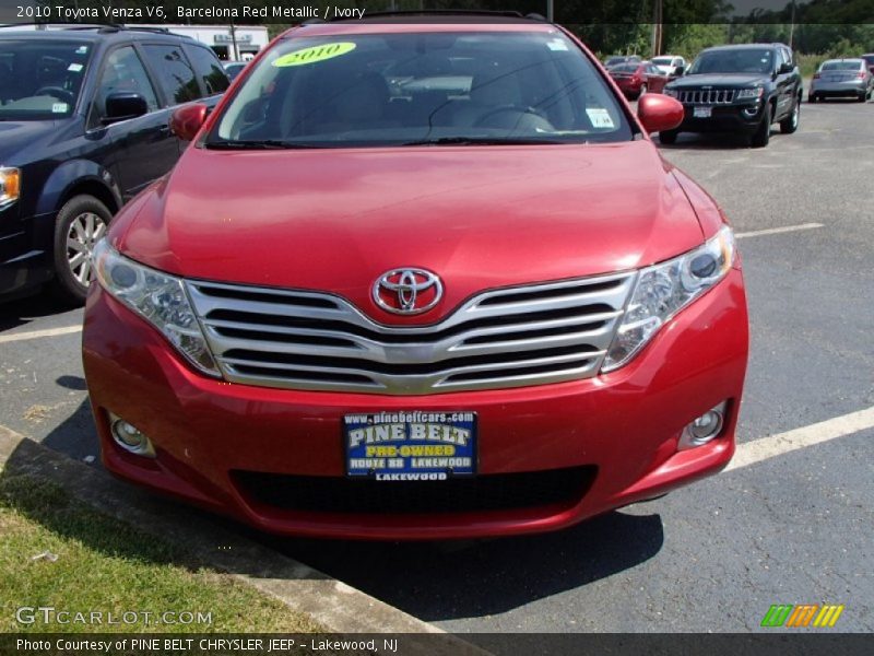 Barcelona Red Metallic / Ivory 2010 Toyota Venza V6