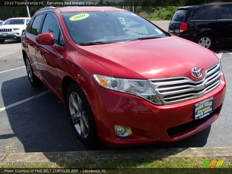 Barcelona Red Metallic / Ivory 2010 Toyota Venza V6