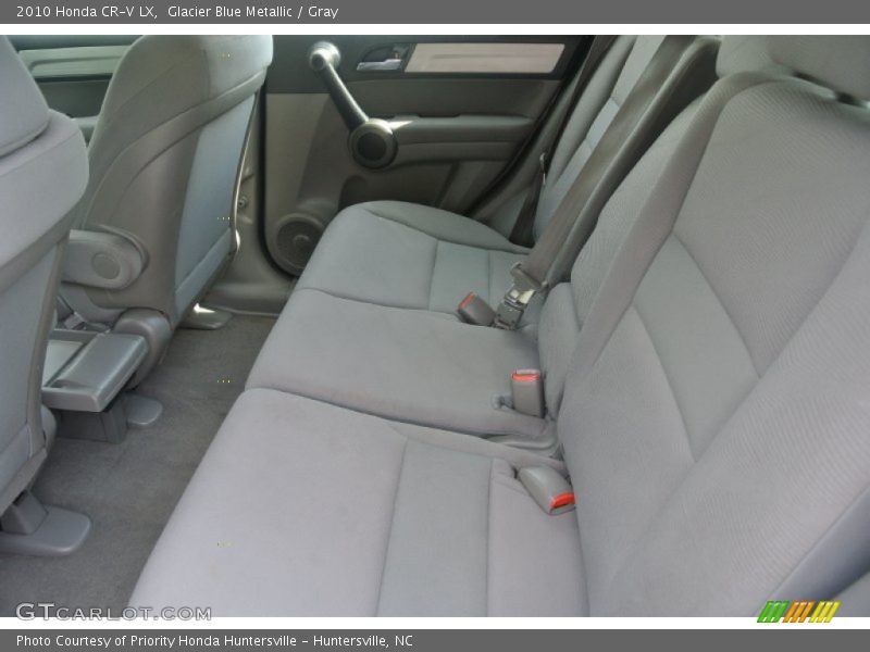 Glacier Blue Metallic / Gray 2010 Honda CR-V LX
