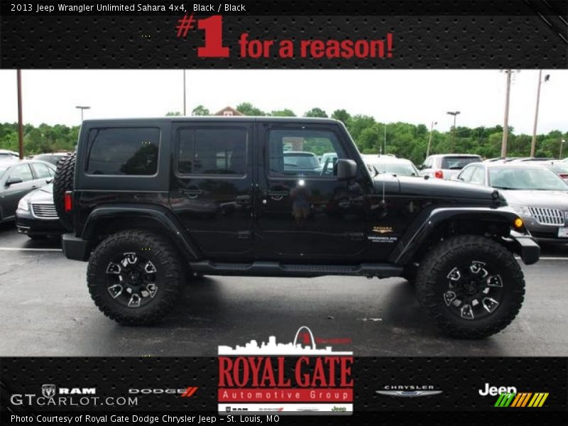 Black / Black 2013 Jeep Wrangler Unlimited Sahara 4x4