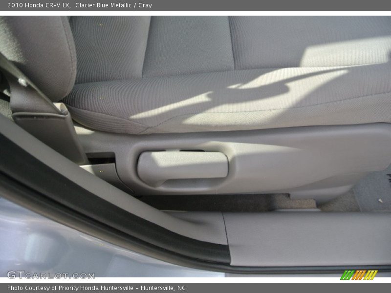 Glacier Blue Metallic / Gray 2010 Honda CR-V LX