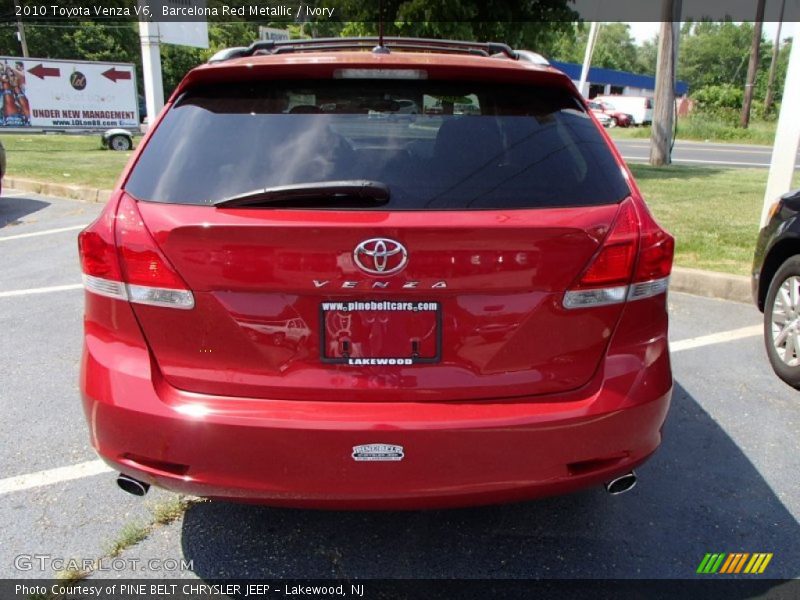 Barcelona Red Metallic / Ivory 2010 Toyota Venza V6