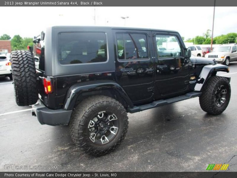 Black / Black 2013 Jeep Wrangler Unlimited Sahara 4x4