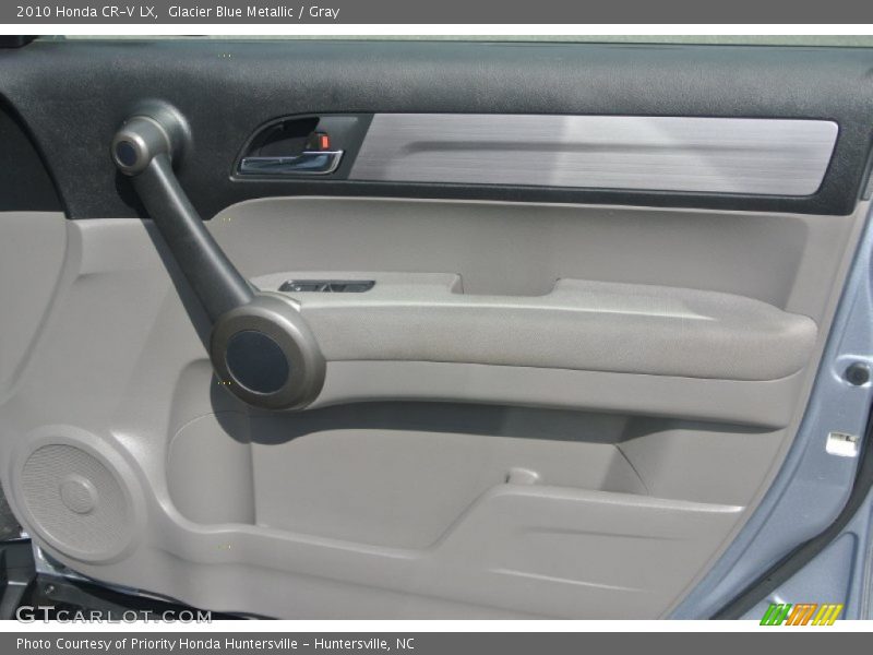 Glacier Blue Metallic / Gray 2010 Honda CR-V LX