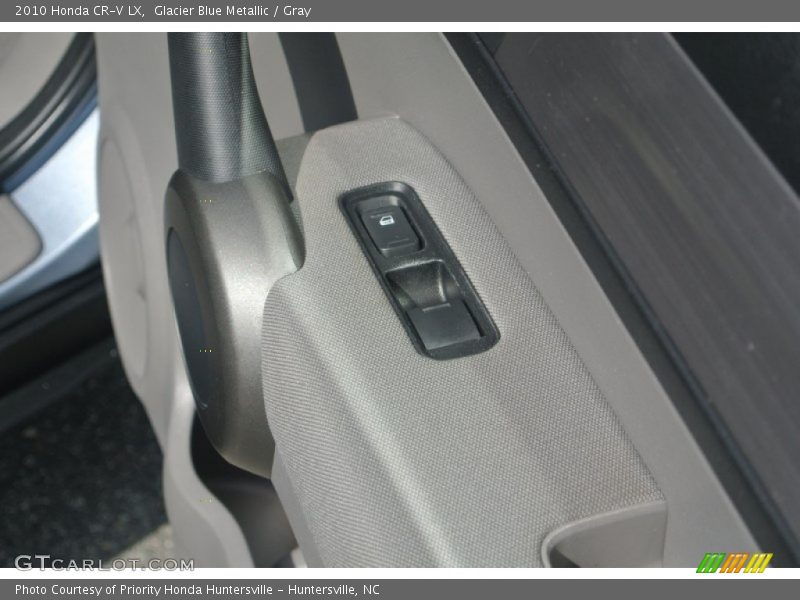 Glacier Blue Metallic / Gray 2010 Honda CR-V LX
