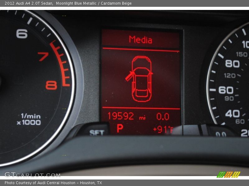 Moonlight Blue Metallic / Cardamom Beige 2012 Audi A4 2.0T Sedan