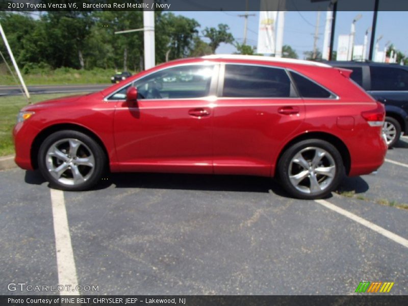 Barcelona Red Metallic / Ivory 2010 Toyota Venza V6