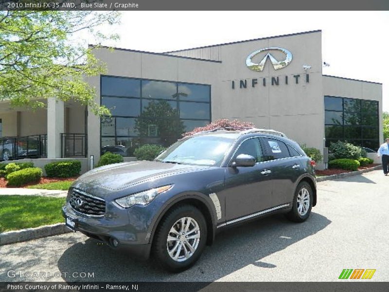 Blue Slate / Graphite 2010 Infiniti FX 35 AWD