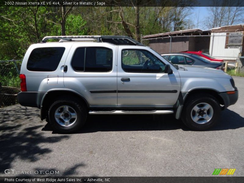 Silver Ice Metallic / Sage 2002 Nissan Xterra XE V6 4x4