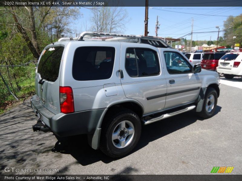 Silver Ice Metallic / Sage 2002 Nissan Xterra XE V6 4x4