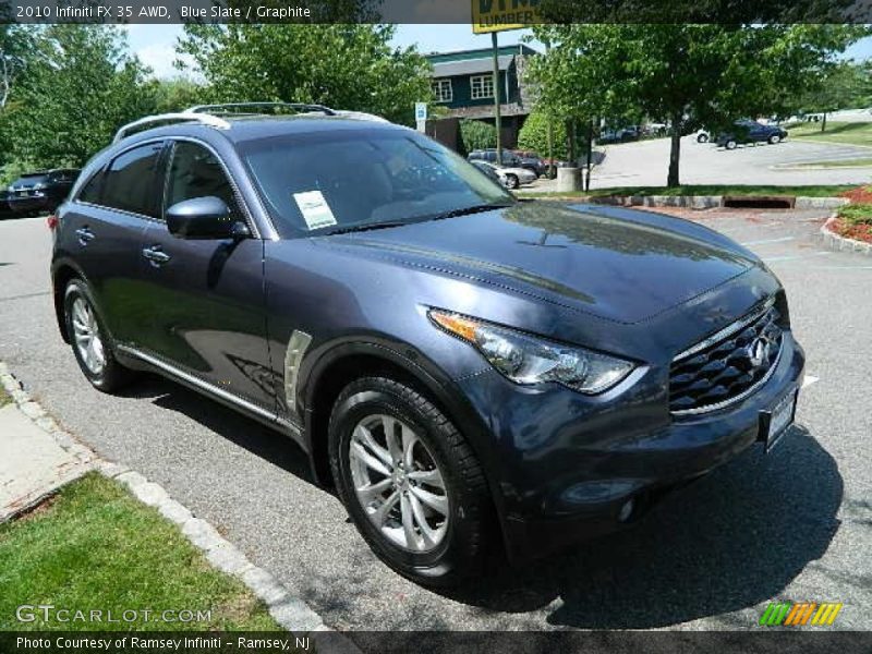 Blue Slate / Graphite 2010 Infiniti FX 35 AWD