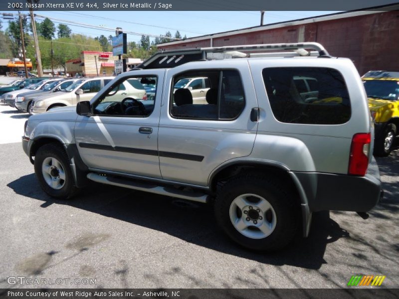 Silver Ice Metallic / Sage 2002 Nissan Xterra XE V6 4x4