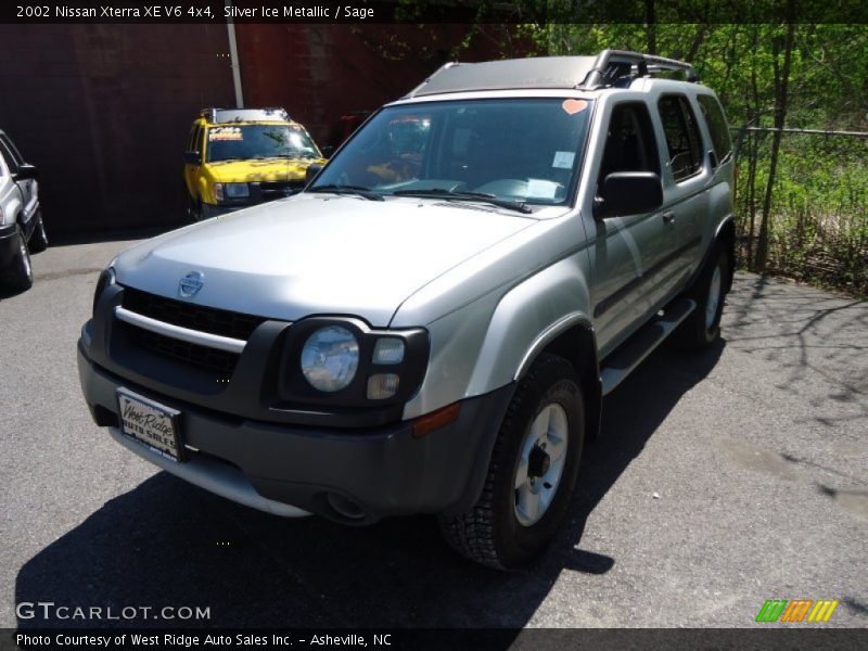 Silver Ice Metallic / Sage 2002 Nissan Xterra XE V6 4x4