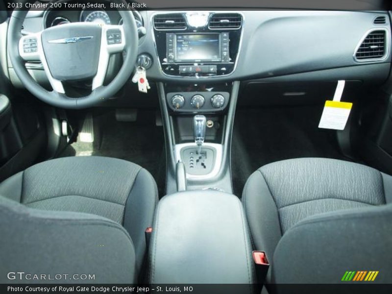 Black / Black 2013 Chrysler 200 Touring Sedan