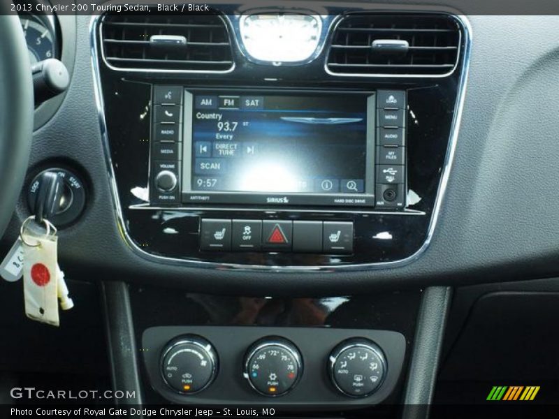 Black / Black 2013 Chrysler 200 Touring Sedan