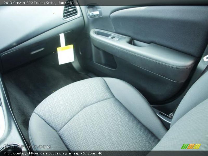 Black / Black 2013 Chrysler 200 Touring Sedan
