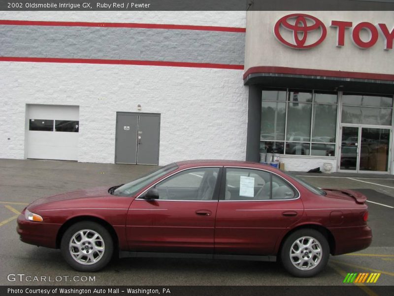 Ruby Red / Pewter 2002 Oldsmobile Intrigue GX