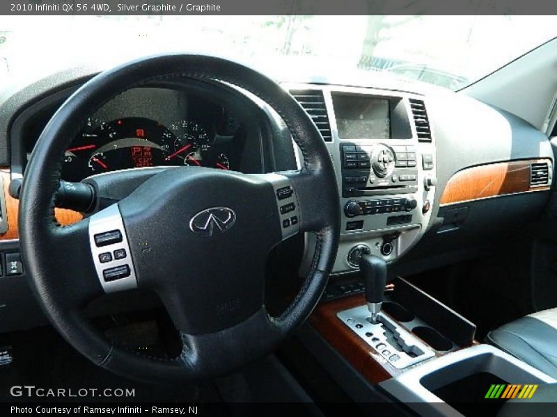 Silver Graphite / Graphite 2010 Infiniti QX 56 4WD