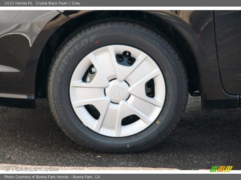 Crystal Black Pearl / Gray 2013 Honda Fit