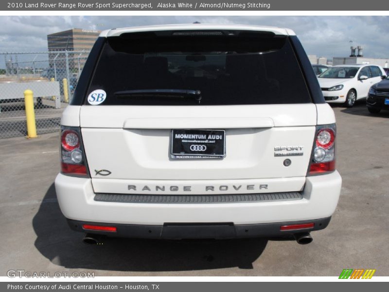 Alaska White / Almond/Nutmeg Stitching 2010 Land Rover Range Rover Sport Supercharged
