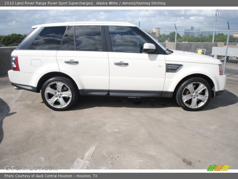 Alaska White / Almond/Nutmeg Stitching 2010 Land Rover Range Rover Sport Supercharged